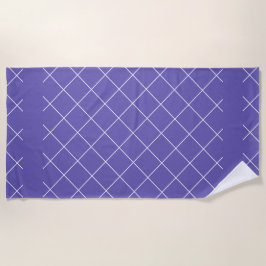 Toalha De Praia Diamond Pattern purple