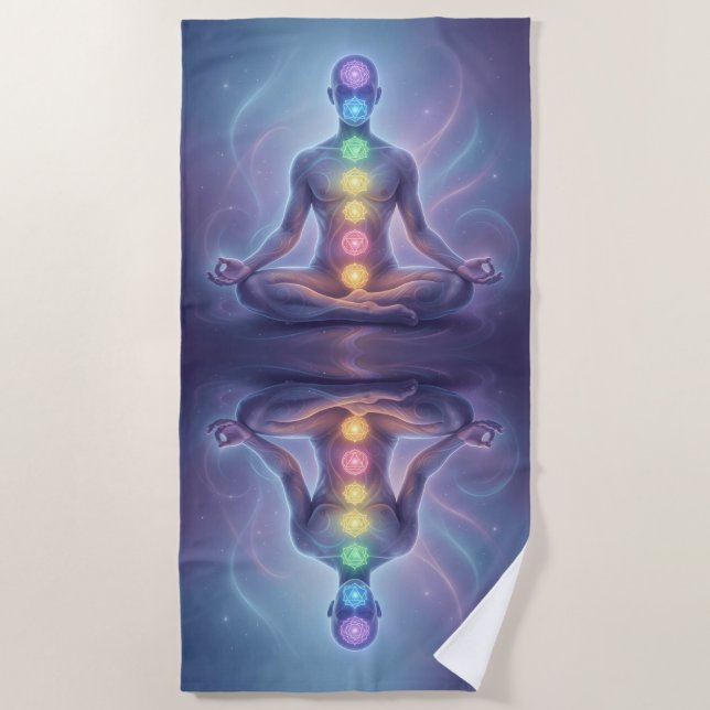 Toalha De Praia Die 7 Chakren´2 (Frente)