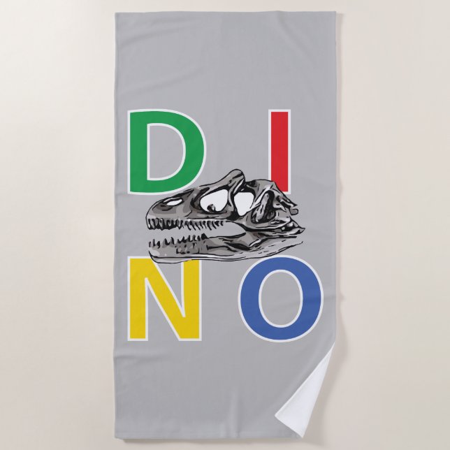Toalha De Praia DINO - Beach Towel (Frente)