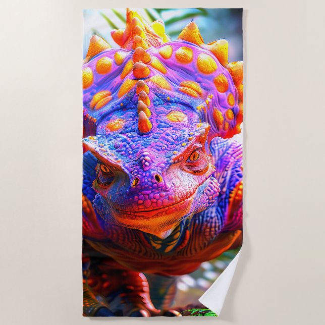 Toalha De Praia Dinossauro (Frente)