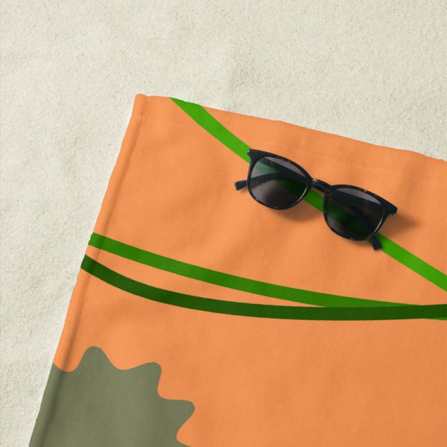 Toalha De Praia Dinossauros na Natureza (In Situ)