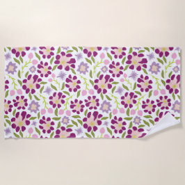 Toalha De Praia Ditsy floral