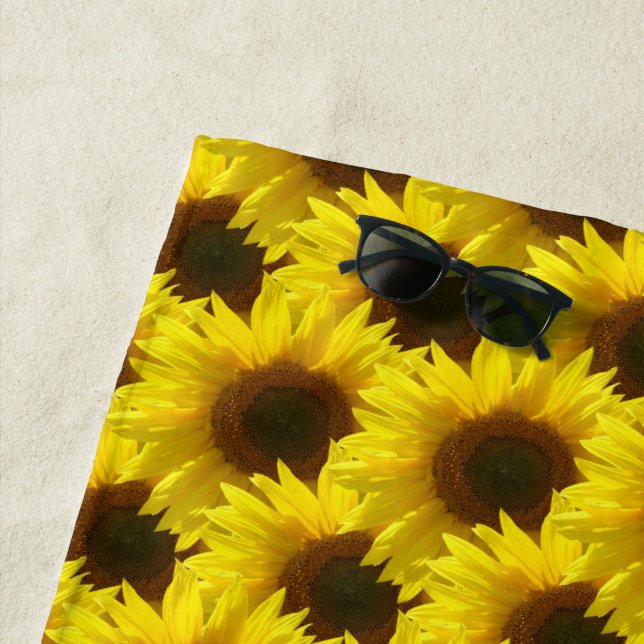 Toalha De Praia Diversão Sunflower no Sol (In Situ)