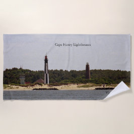 Toalha de praia do Cabo Henry Lighthouse