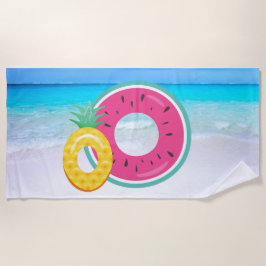 Toalha de praia do melão-de-água