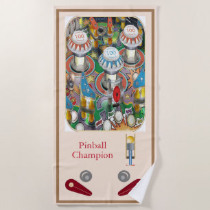 Toalha de praia do Pinball