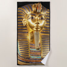 Toalha de praia do Rei Tutankamun