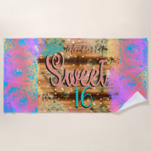 Doce 16 Vintage Boho Turquoise Dourada Rustic