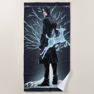 Toalha De Praia Doe Patronus do Anime Severus Snape