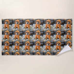 Toalha De Praia Dog Beach Towel