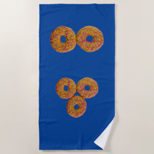 Toalha De Praia Donuts de biquíni