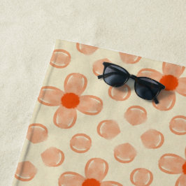 Toalha De Praia Dot Florals