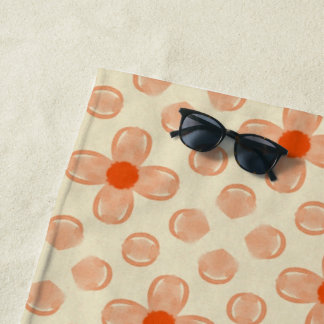Toalha De Praia Dot Florals