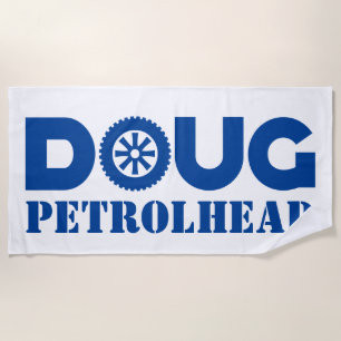 Toalha De Praia Doug Petrol Head