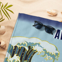 Dragão Verde Personalizado Vermelho de Onda Azul