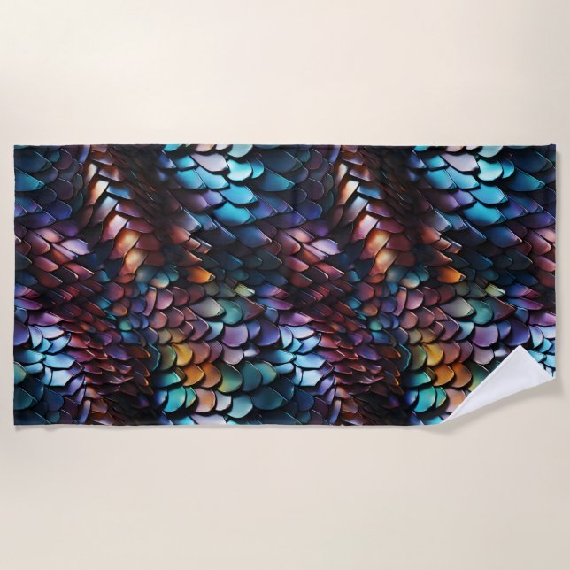 Toalha De Praia Dragon Scales Beach Towel (Frente)