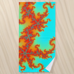 Toalha De Praia Dragon Tail Fractal