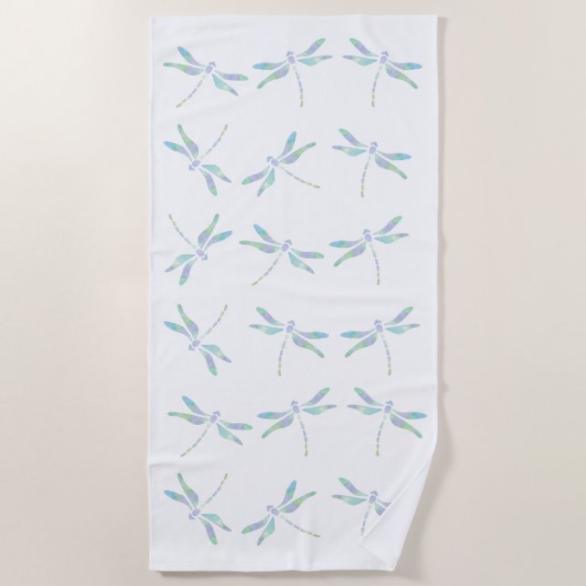 Toalha De Praia Dragonflies Beach Towel (Frente)