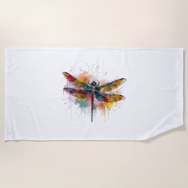 Toalha De Praia Dragonfly (Frente)