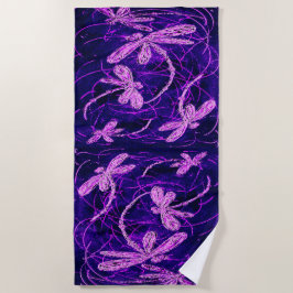 Toalha De Praia Dragonfly Disco Beach Towel