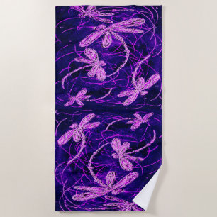 Toalha De Praia Dragonfly Disco Beach Towel