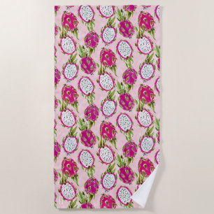 Toalha De Praia DRAGONFRUITY Pink Pitaya