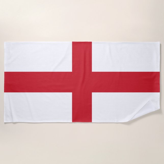 Toalha De Praia Drapeau Angleterre (Frente)