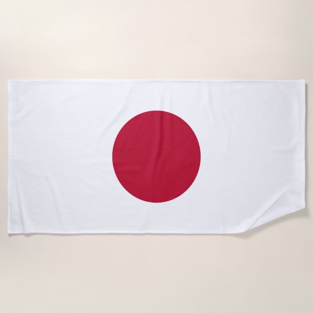 Toalha De Praia Drapeau Japon (Frente)
