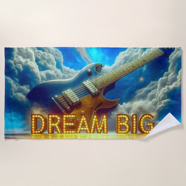 Toalha De Praia Dream Big (Frente)