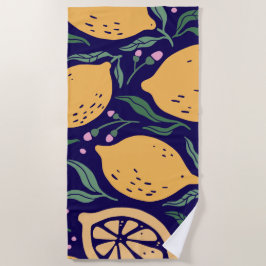 Toalha De Praia Dreamy Lemons