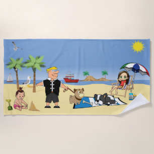 Toalha De Praia Droga Praiana