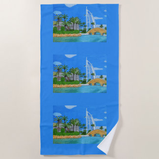 Toalha De Praia Dubai, United Arab Emirates beach towel 
