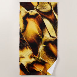 Toalha De Praia Dunas em bruto queimadas ouro laranja