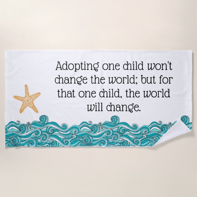 Toalha De Praia É importante para este peixe-estrela (Frente)