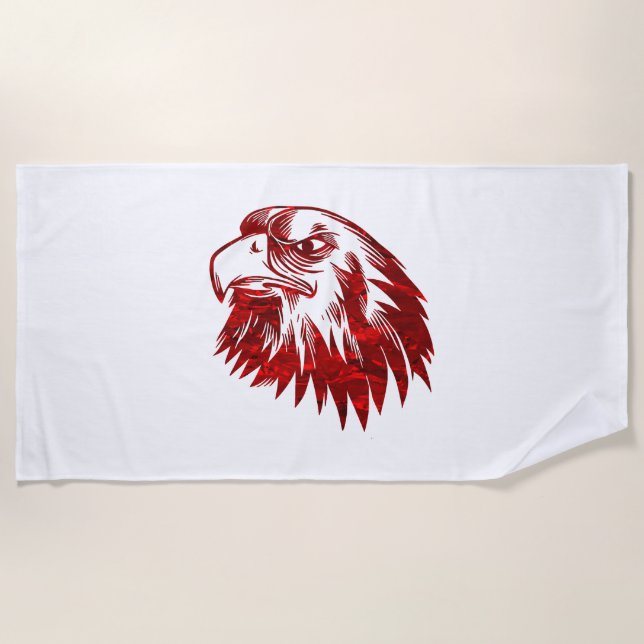 Toalha De Praia Eagle Face (Frente)