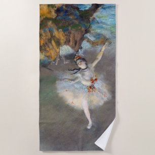 Toalha De Praia Edgar Degas - A Estrela / Dançarina no Palco