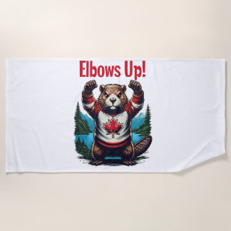Toalha De Praia Elbows Up Canadá