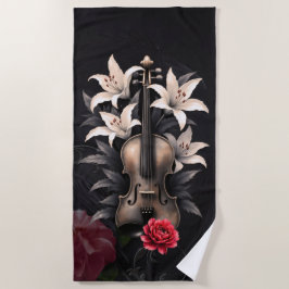 Toalha De Praia Elegy for a Fallen Song – Romantic Gothic Violin