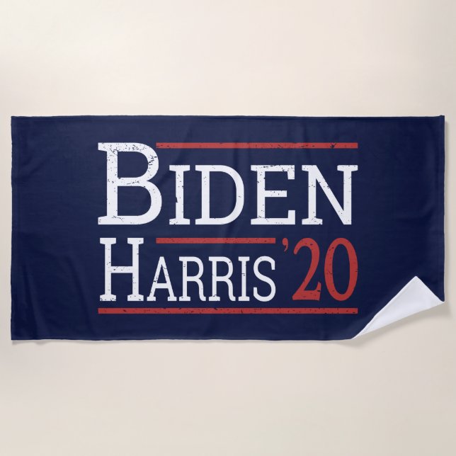 Toalha De Praia Eleição 2020 - Biden Harris I (Frente)