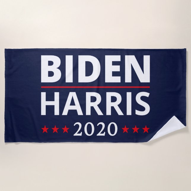Toalha De Praia Eleição 2020 - Biden Harris II (Frente)