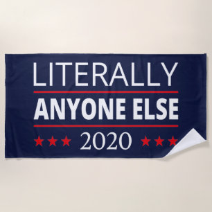 Toalha De Praia Eleições 2020, Anti-Trump - Anyone Else III