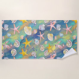 Toalha De Praia Elemento Marinho Starfish Chamada do Mar