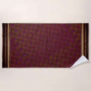 Toalha de Praia Em Pensamento Profundo