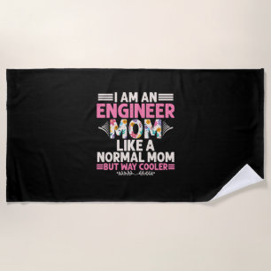 Toalha De Praia Engenheiro Eu Sou Uma Mãe Engenheiro