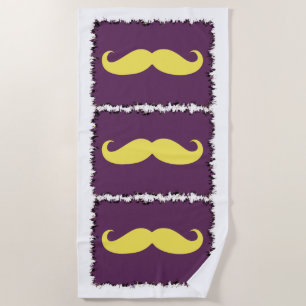 Toalha De Praia Engraçado bigode #13