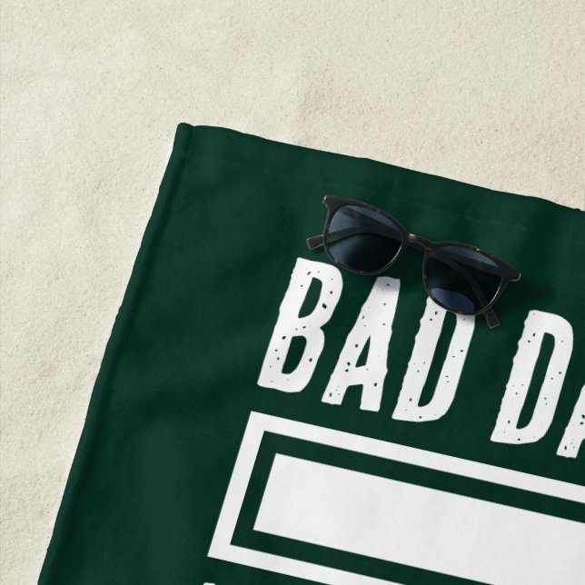 Toalha De Praia Engraçado carregamento de Piada de Pai defeituoso (In Situ)