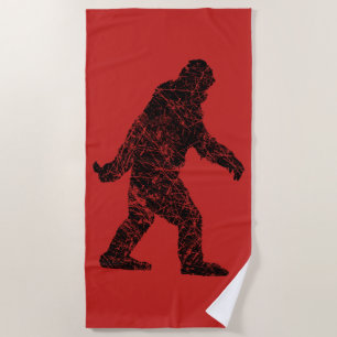 Toalha De Praia Esquadrão Sasquatch Bigfoot