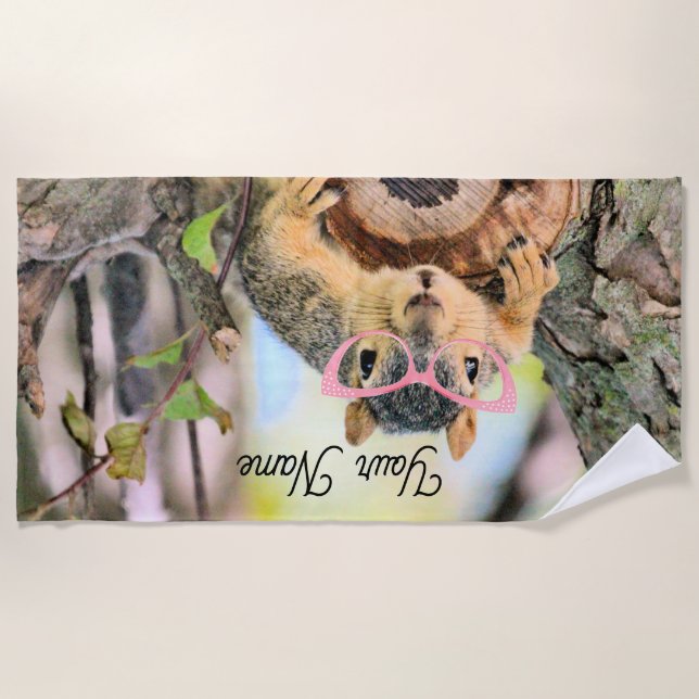 Toalha De Praia Esquilo (Frente)