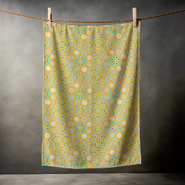 Toalha De Praia Estilo de tangerina mórbida arabesca octo-brilhant