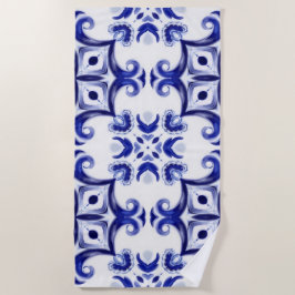 Toalha De Praia estilo italiano,majolica,azulejos,